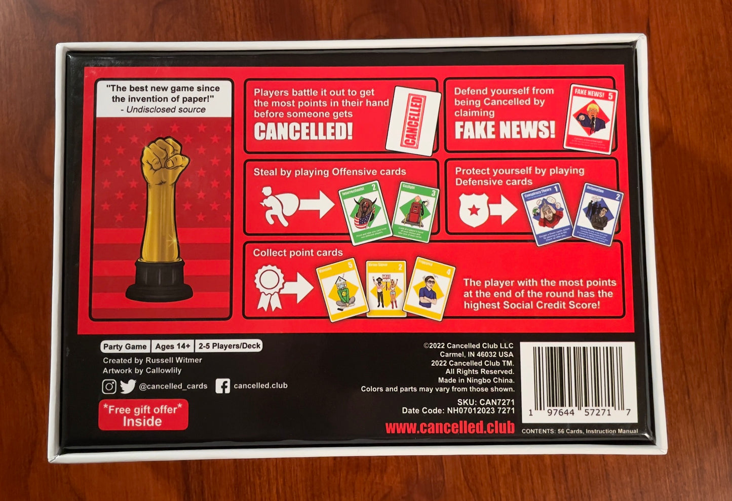 Cancelled Club - A Party Game where you try to get your friends cancelled!