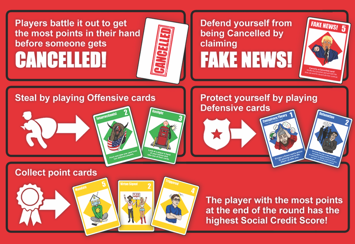 Cancelled Club - A Party Game where you try to get your friends cancelled!