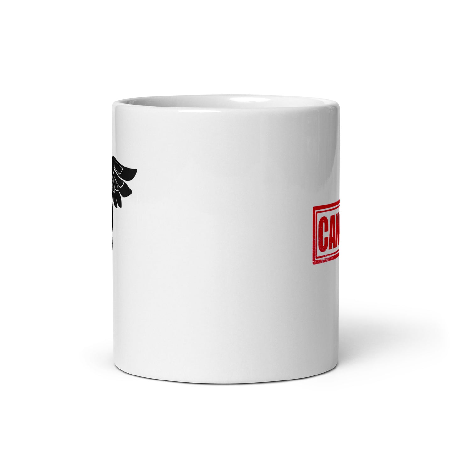 White glossy mug - Emergency Use Authorization - Cancelled Club