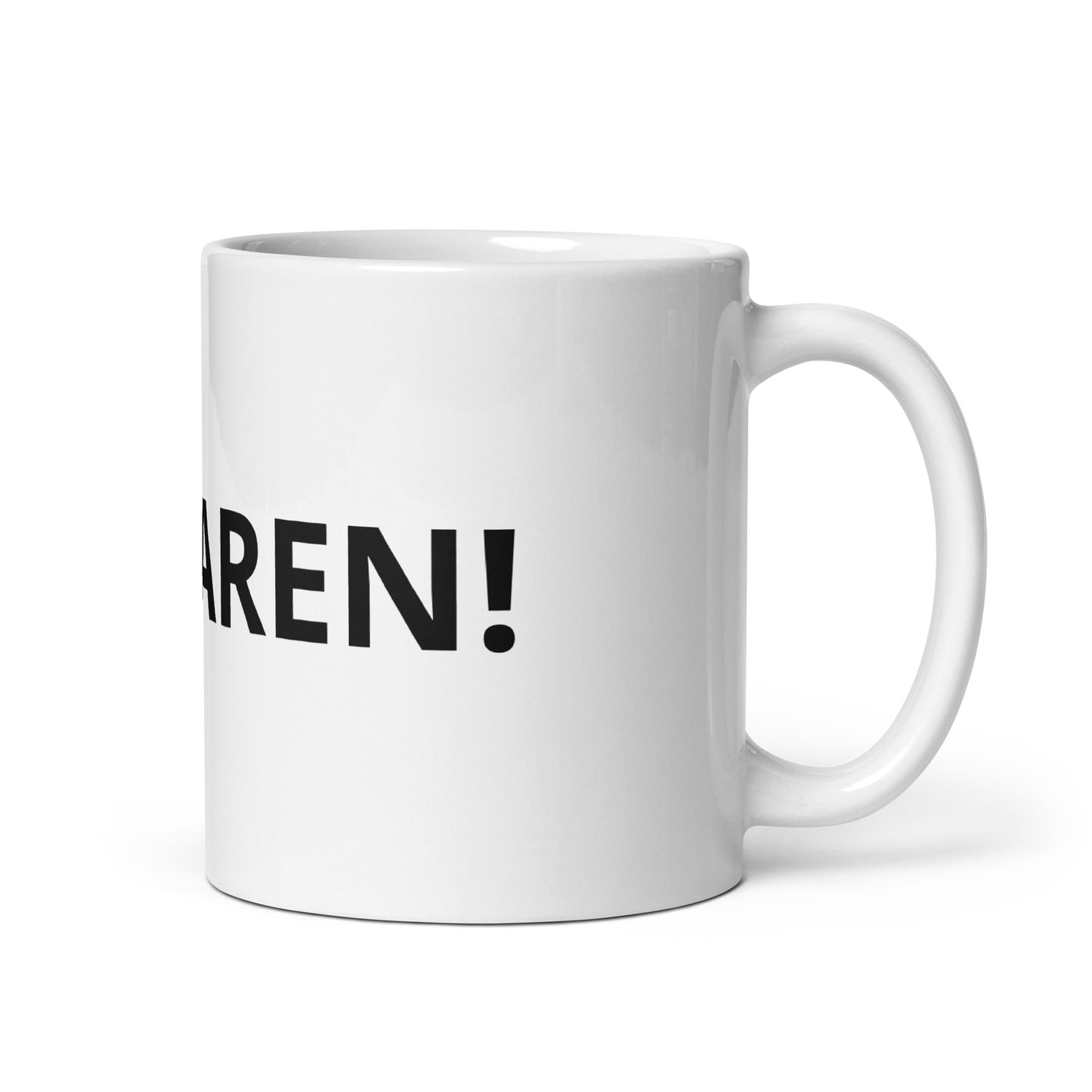 White glossy mug - Karen