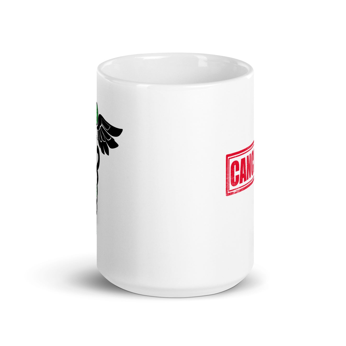 White glossy mug - Emergency Use Authorization - Cancelled Club